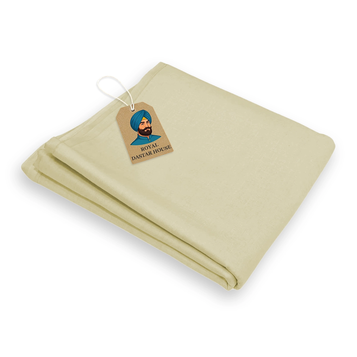 Double Spanish White Color Turban S33