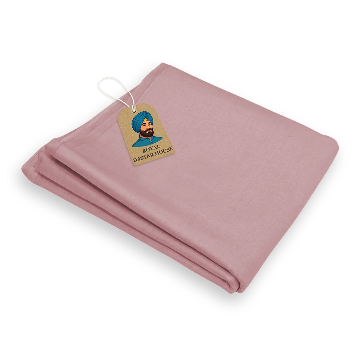 Muted Dusty Rose Color Turban S07