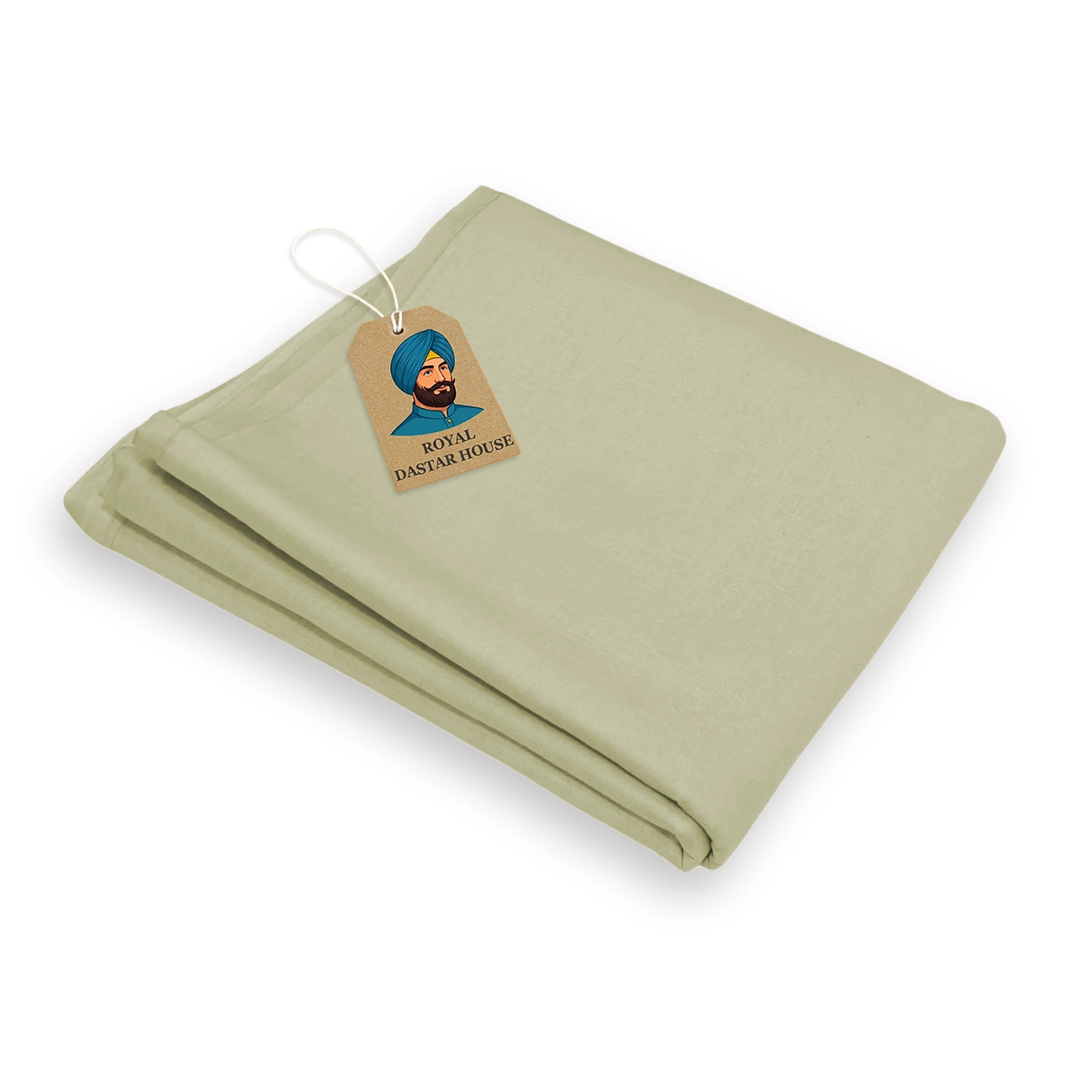 Soft Olive Beige Color Turban S46